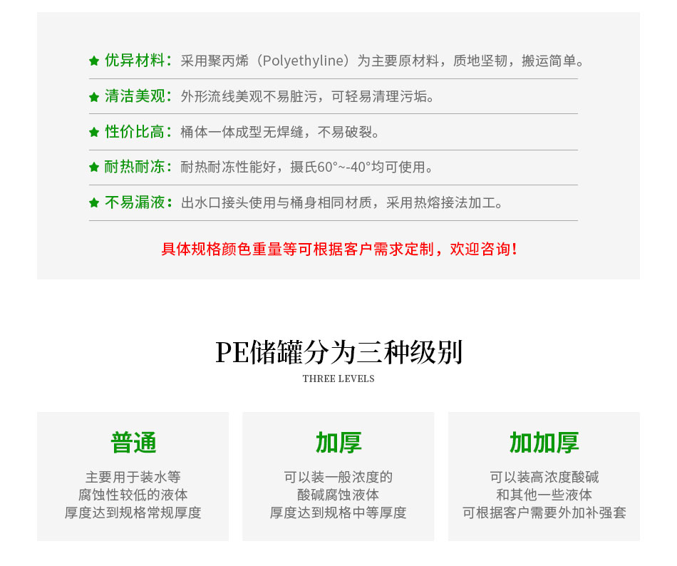 儲罐特點